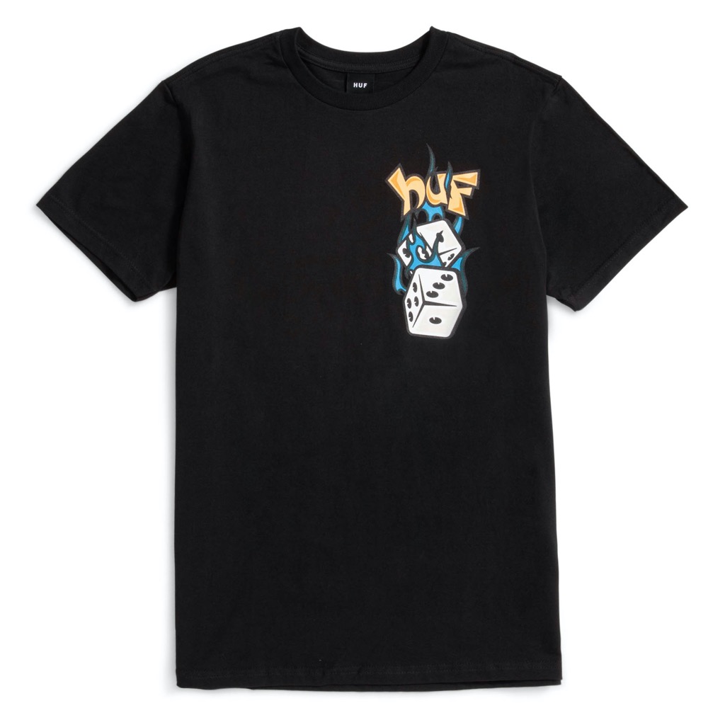 HUF Dicey T-Shirt - black XXL