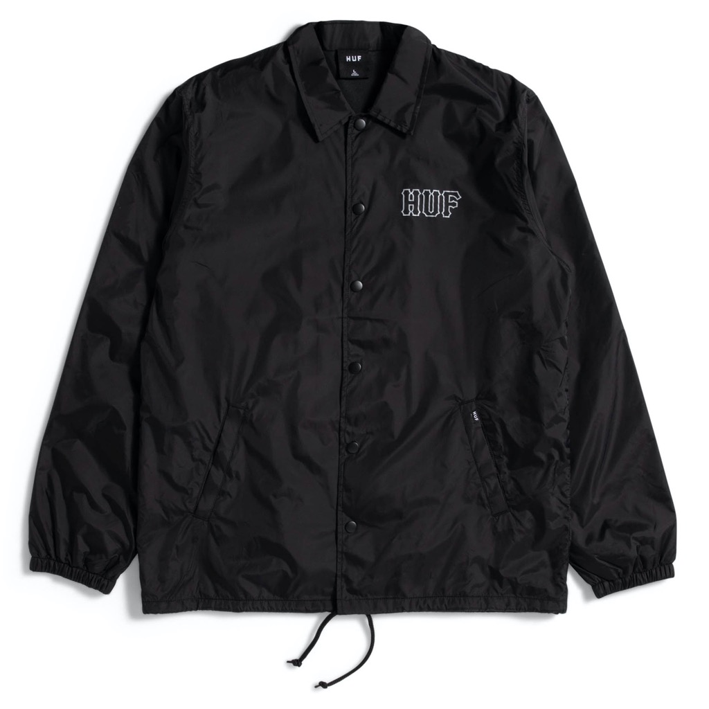 HUF Set H Coach Jacke - black