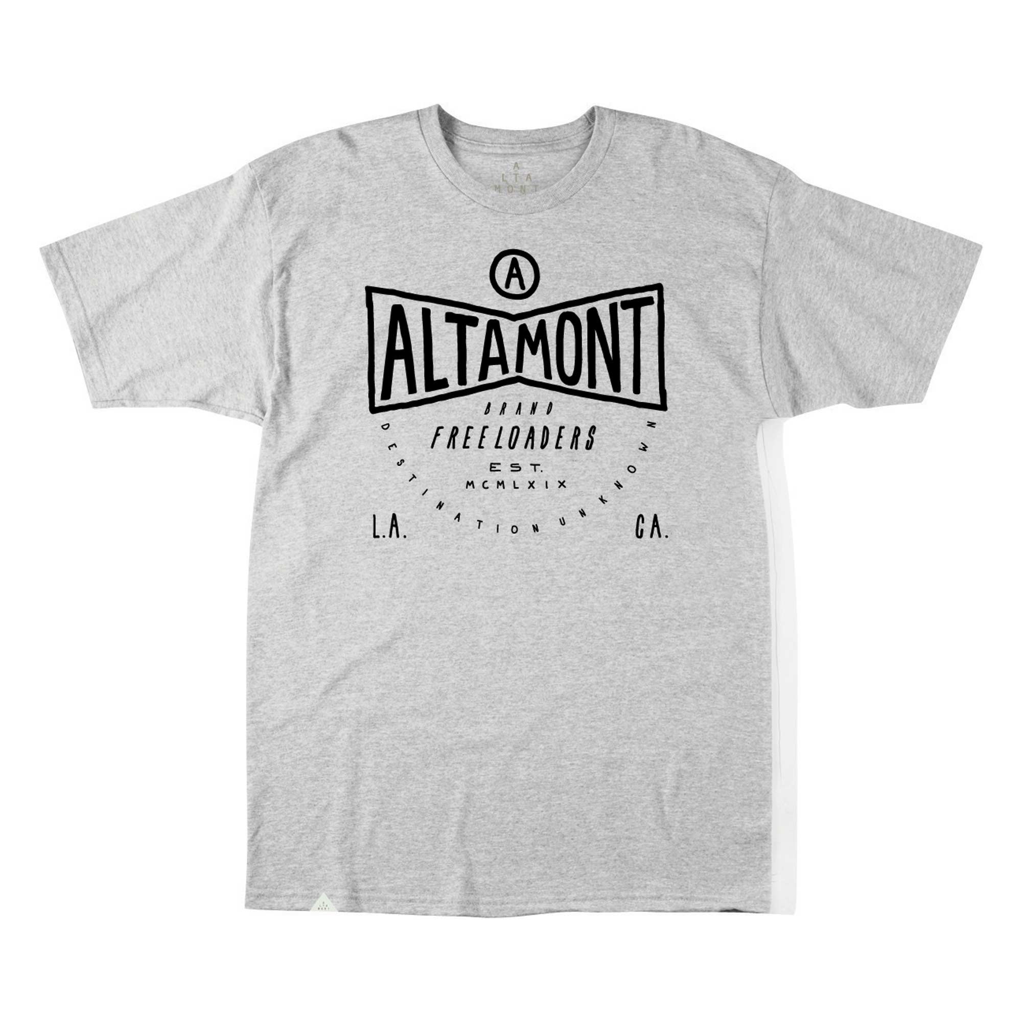 ALTAMONT T-Shirt FREE DESTINATION S/S gris/cuir