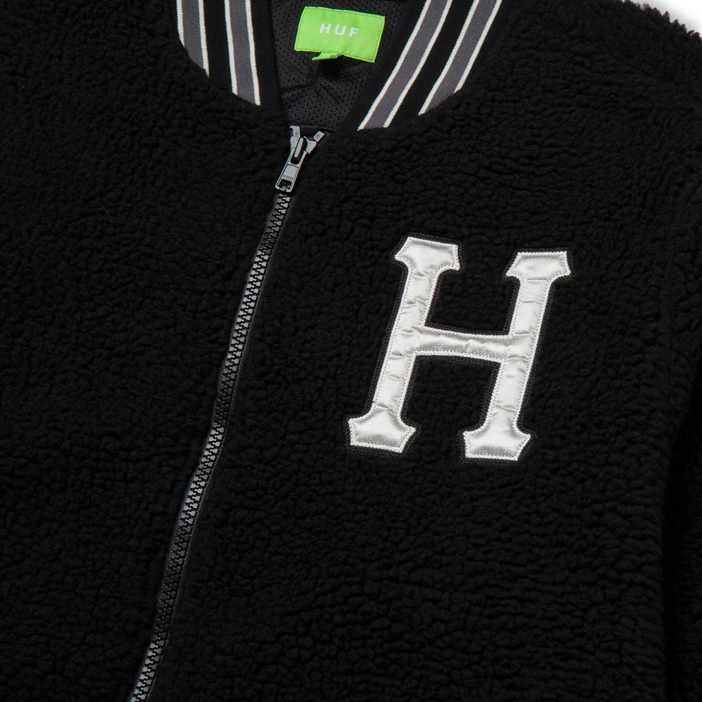 HUF Sherpa Varsity Jacke - black S