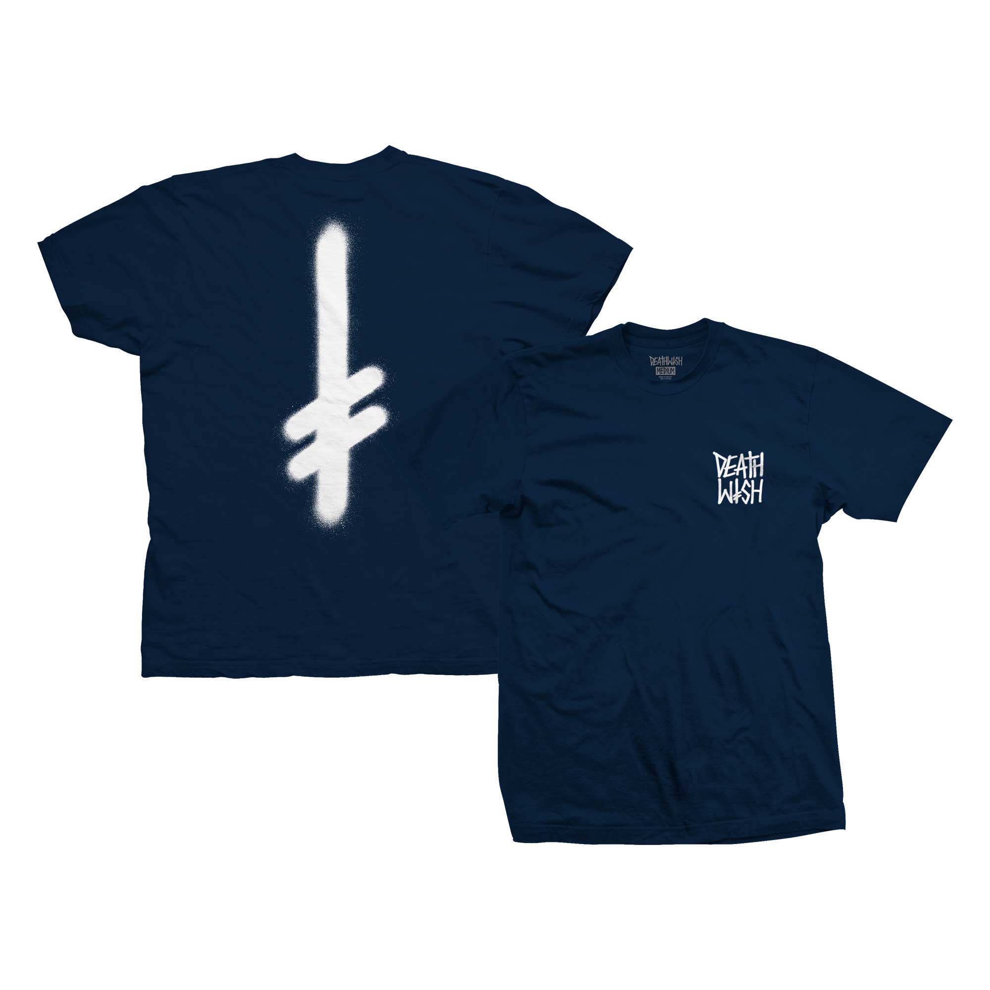 DEATHWISH T-Shirt THE TRUTH, navy/white S