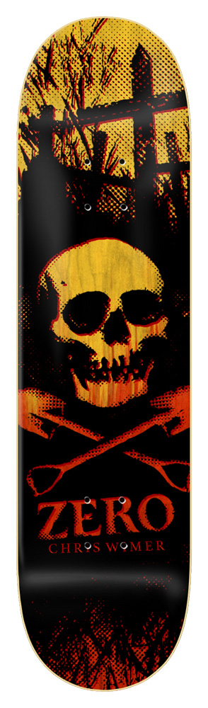 Zero Skateboard Deck Wimer Shallow Grave 8,5