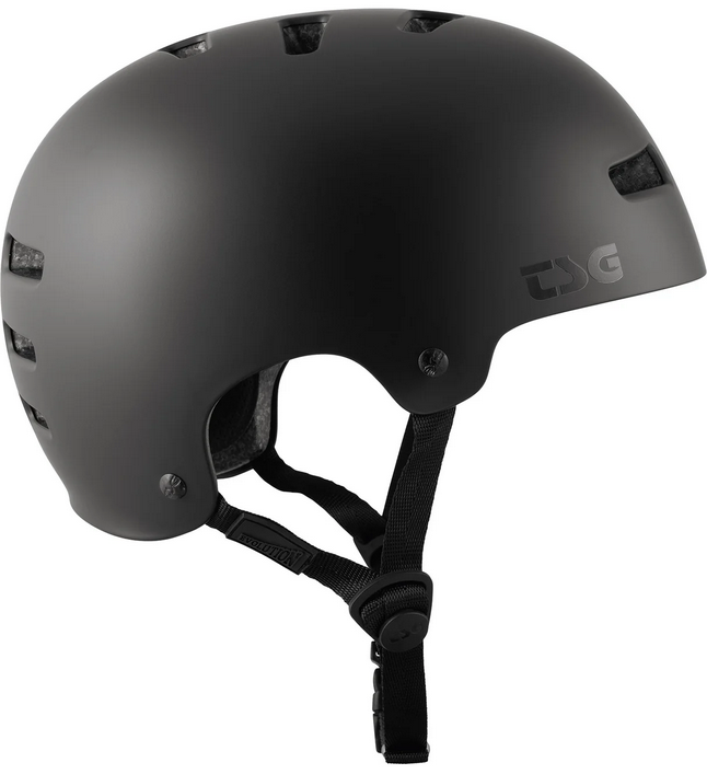 TSG Helm Evolution Solid Colors satin dark black XXL