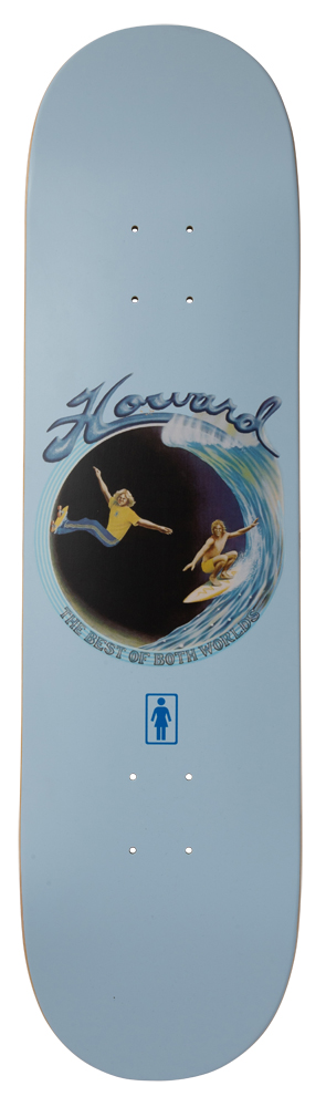 Girl Skateboard Deck Howard Best Of Both Worlds 8,25 TT