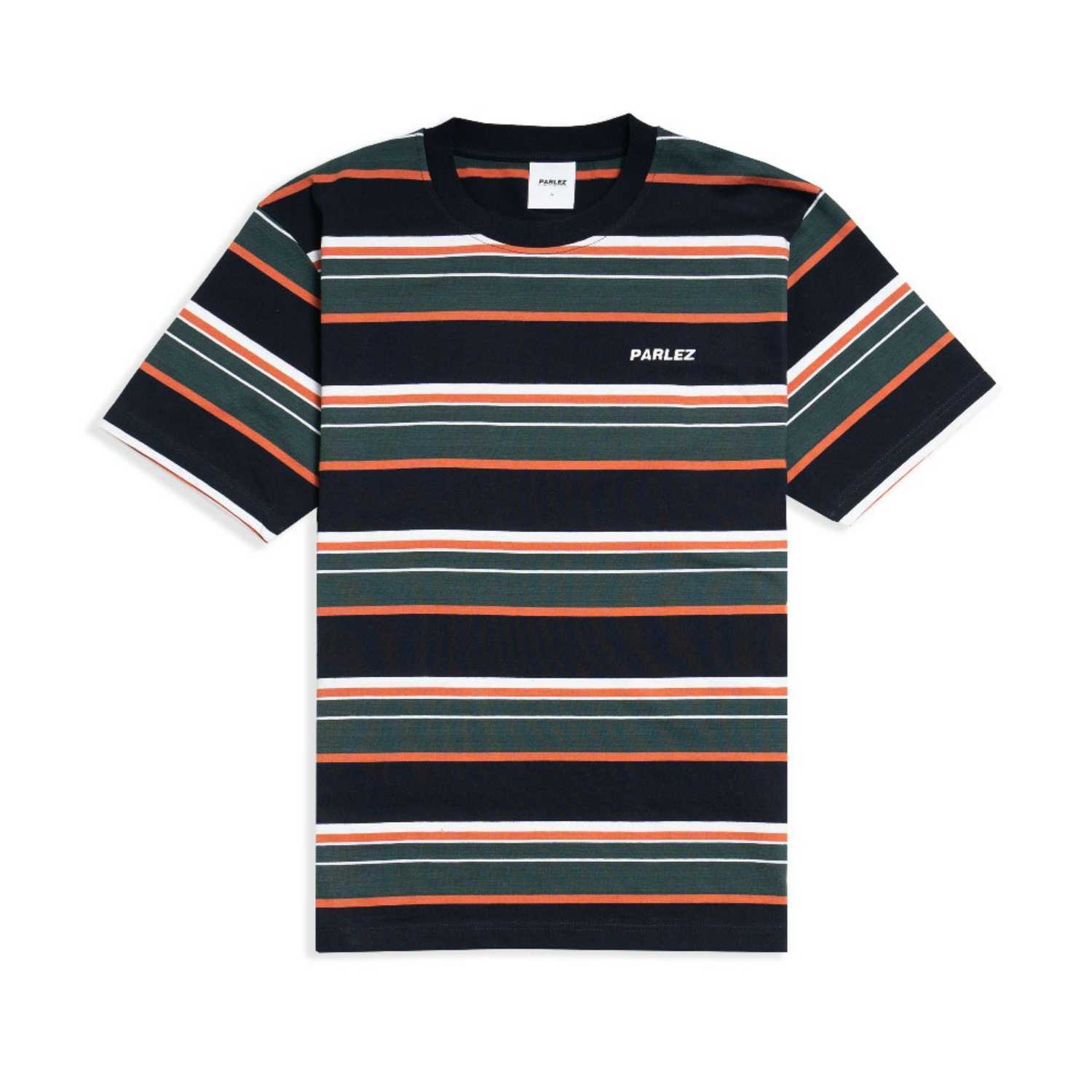 Parlez Elche Stripe T-Shirt - navy