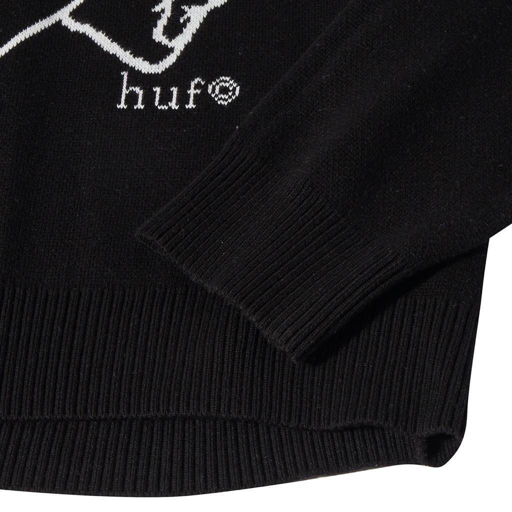 HUF Bad News Pullover - black M