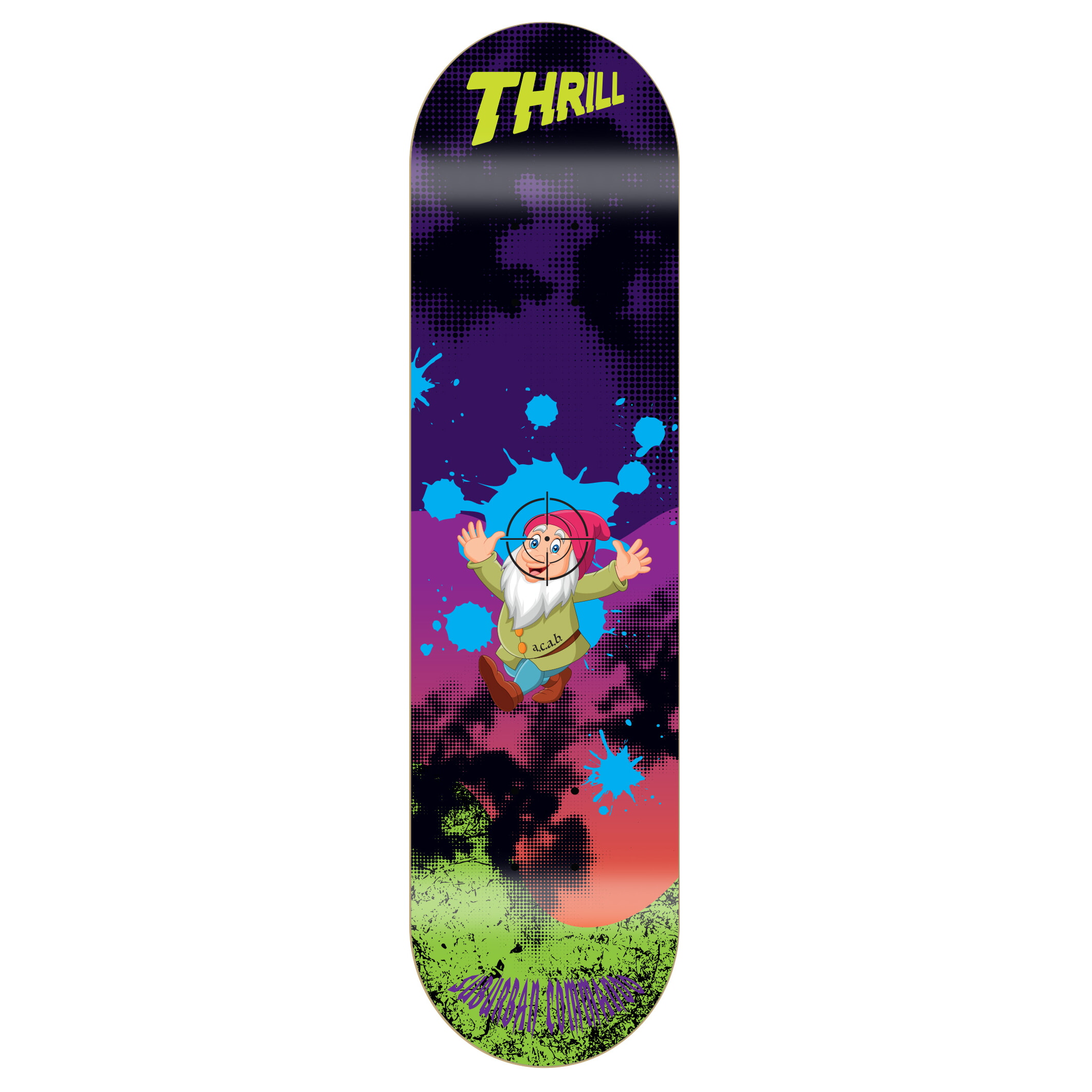 Thrill Skateboard Deck Suburban Commando 8.12