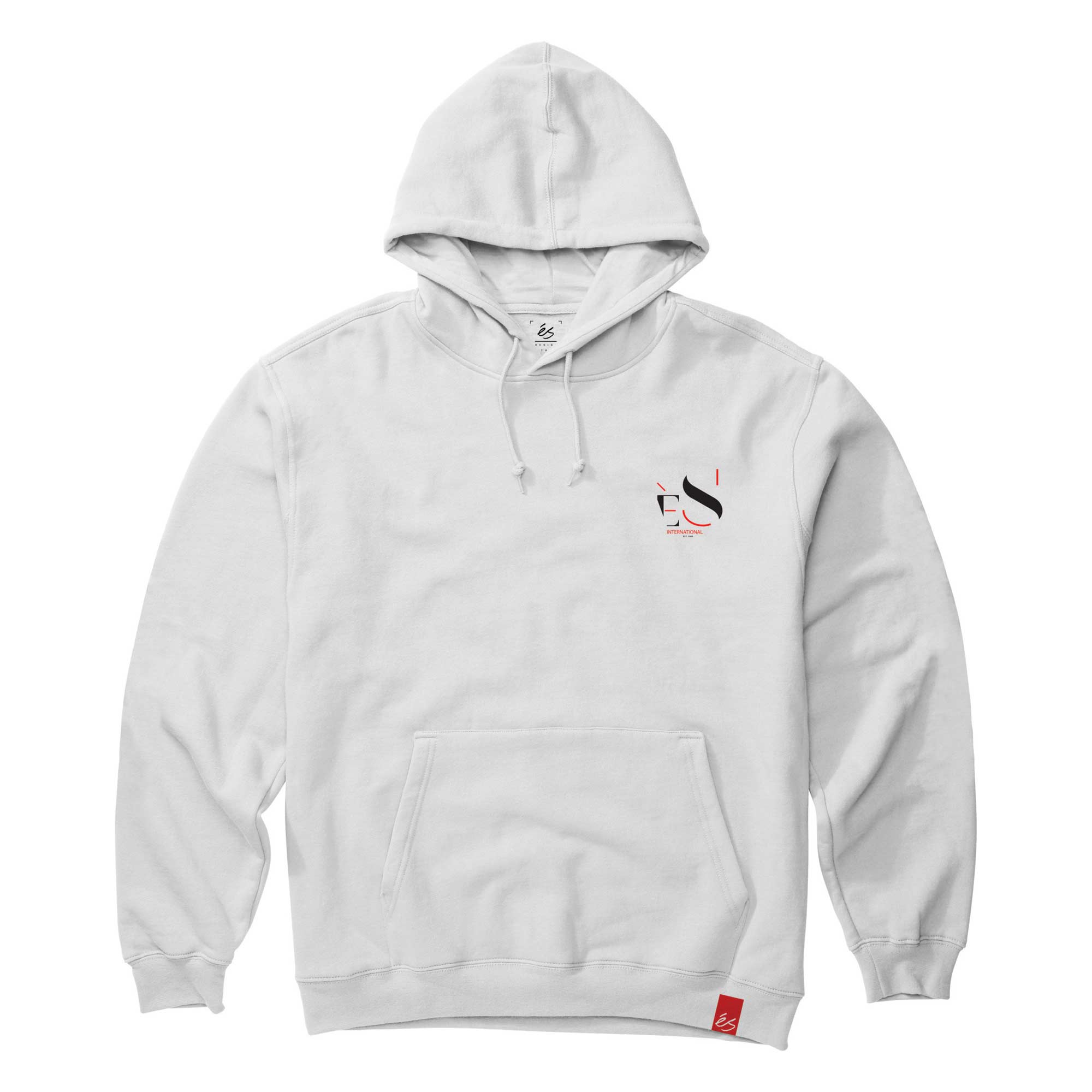 eS SKB Sweat CUTOUT HOOD white