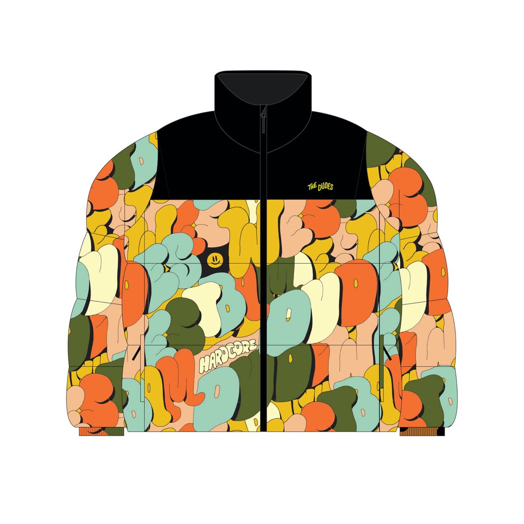 The Dudes Hardcore Puff Jacke - multicolor XXXL