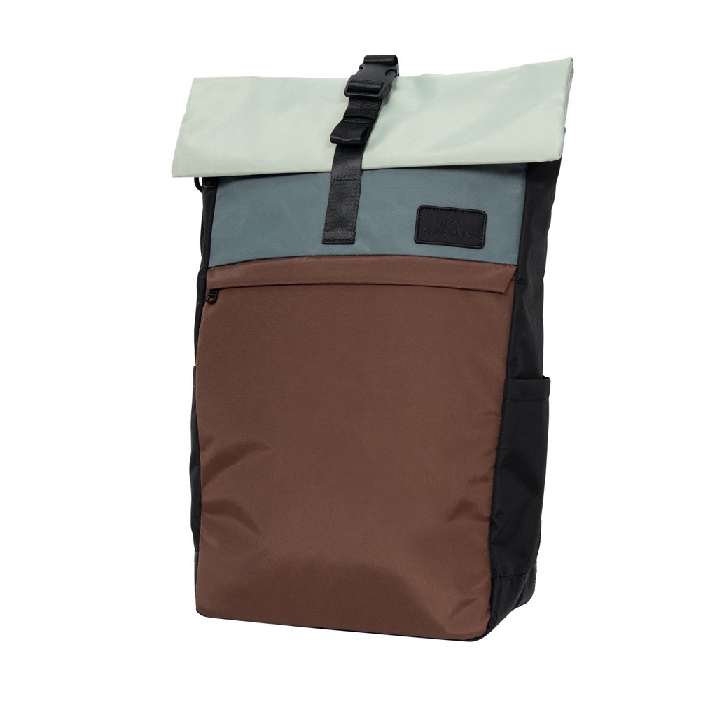 Doughnut Jetpack Go Wild Series Rolltop Rucksack - grey x brown