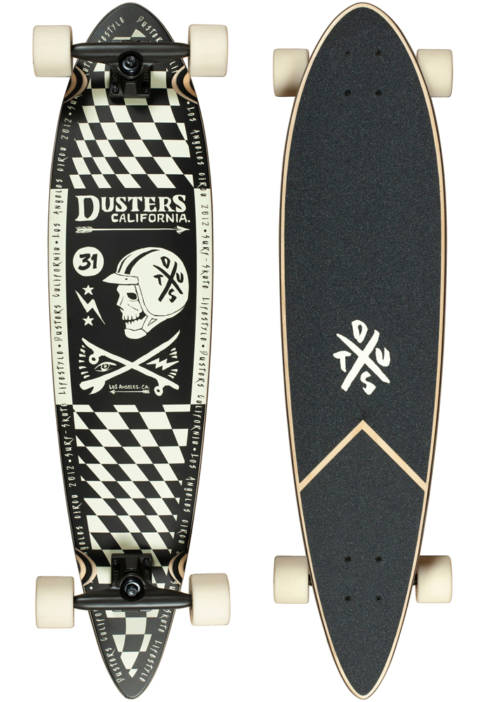 Longboard Dusters Moto Checker 8,75