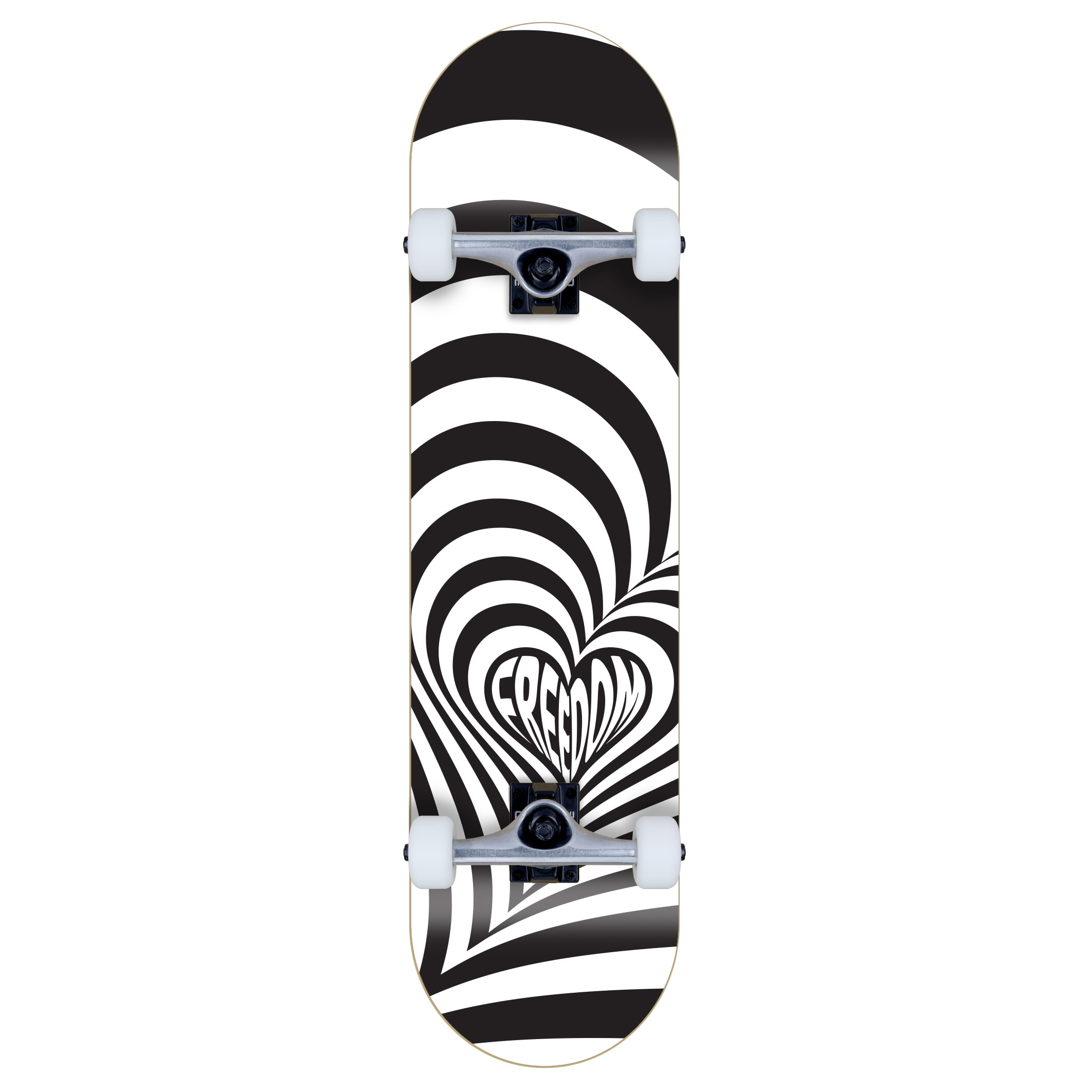 Freedom komplett Skateboard Hypnolove black 8.37