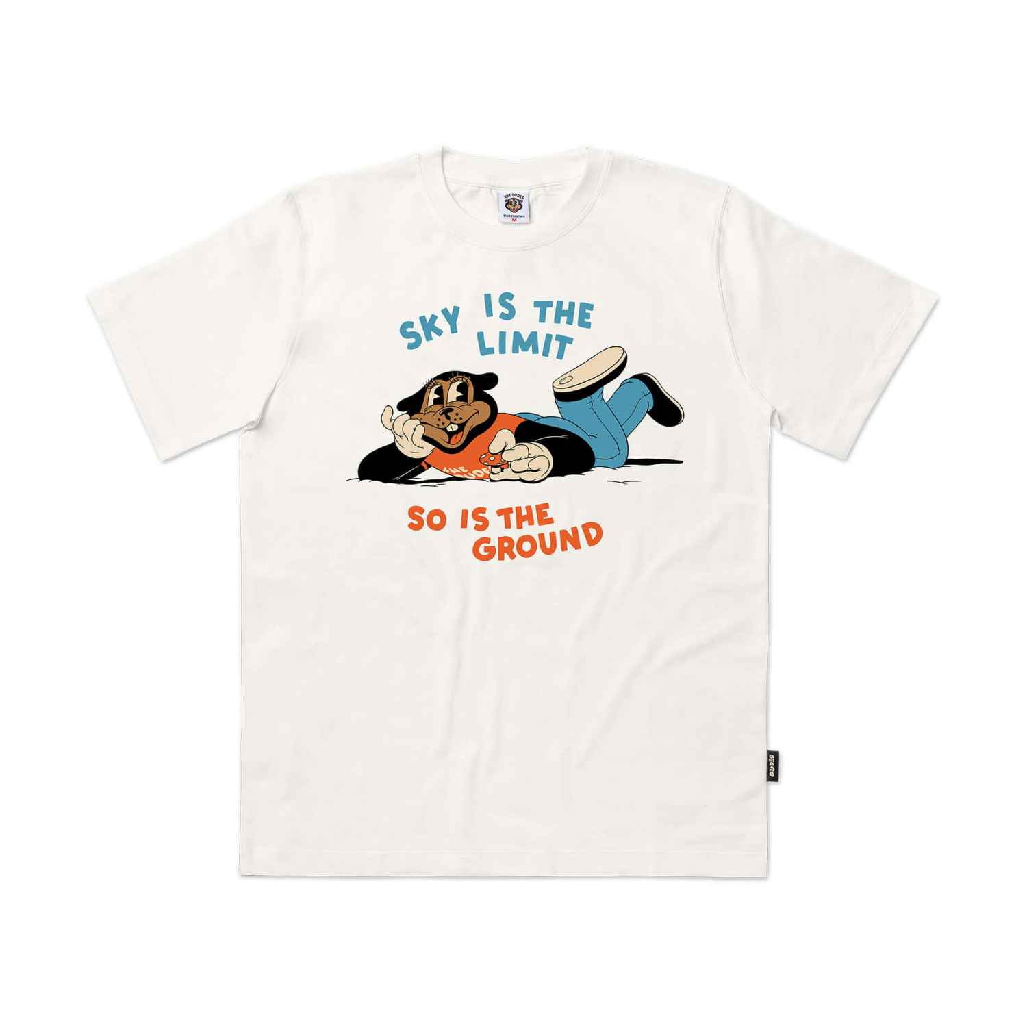 The Dudes Limits Seasonal T-Shirt - off white