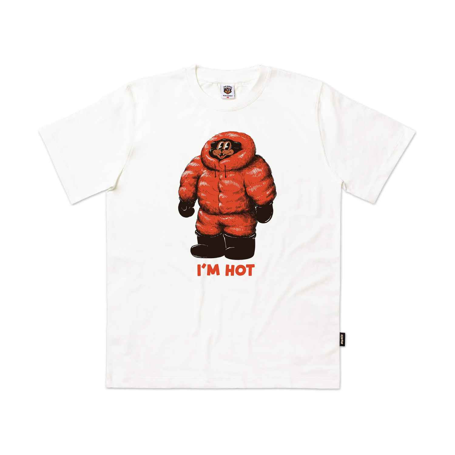 The Dudes Im Hot Seasonal T-Shirt - off white