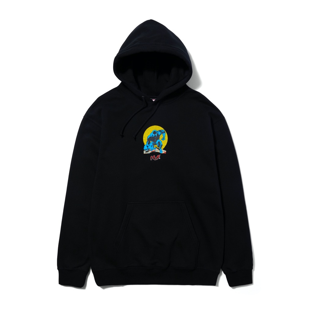 HUF Night Prowling Hoodie - black XXL