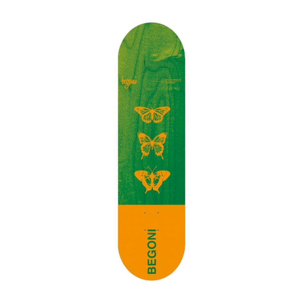 MOB Skateboards x Begoni Triple Butterfly Deck - 8.25