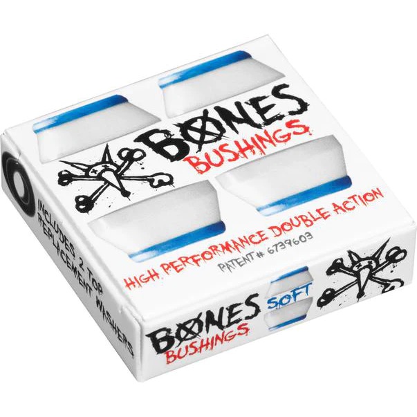 Bones Hardcore Bushings White 81A Soft - SET