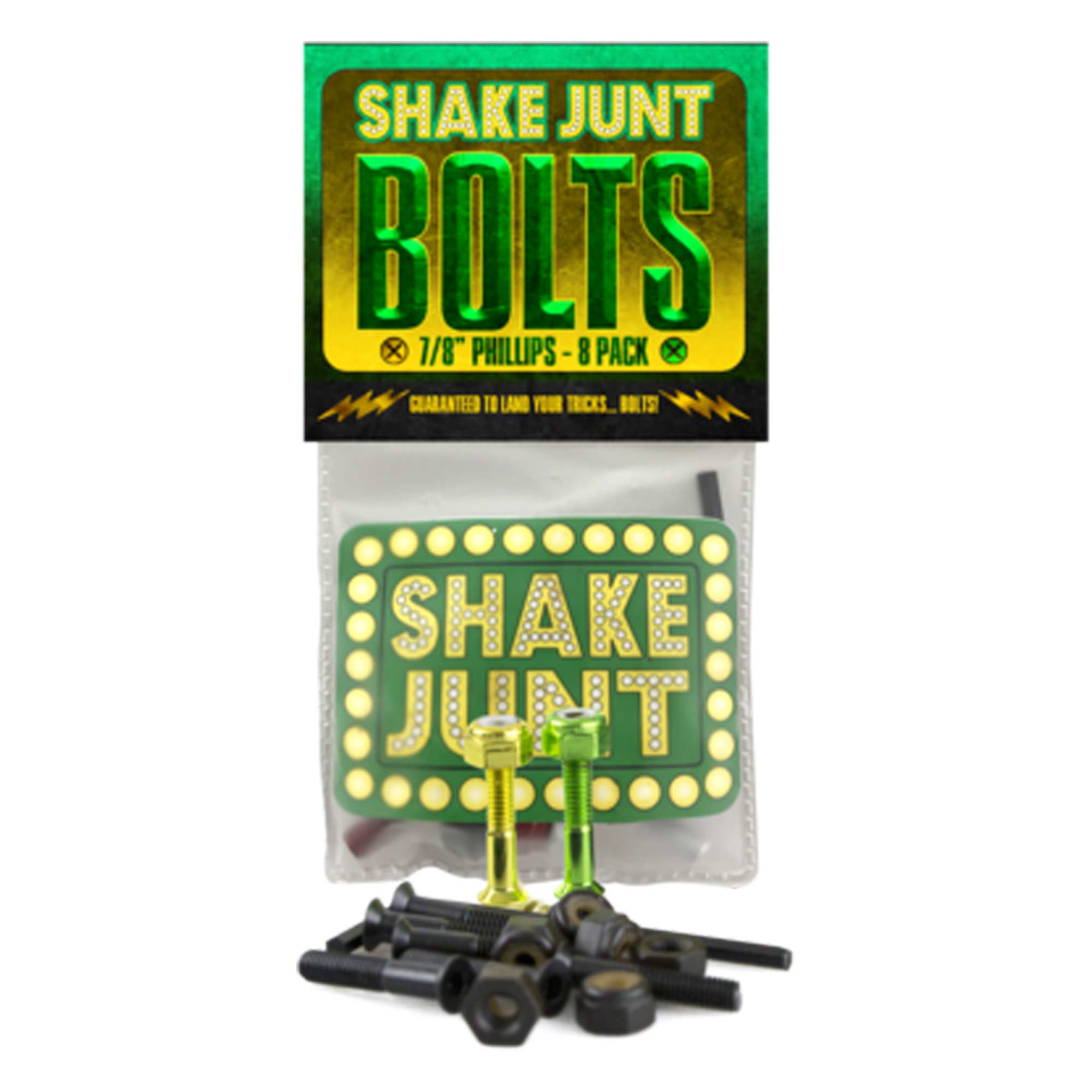 SHAKE JUNT Montagesatz PHILLIPS SJ HARDWARE 1 1gr/1ye/6bl 10pk, green-yellow 1