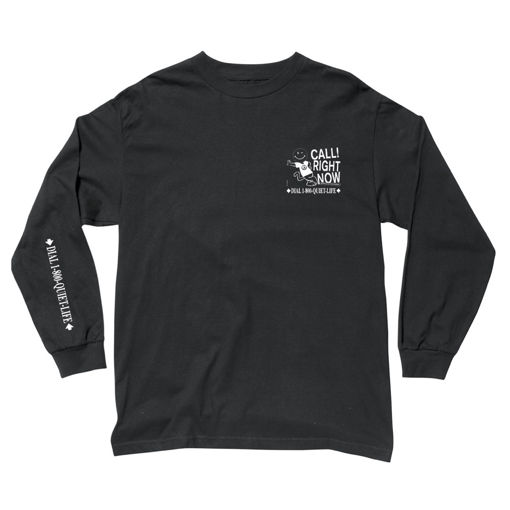 The Quiet Life - Stressed Long Longsleeve - black XXL