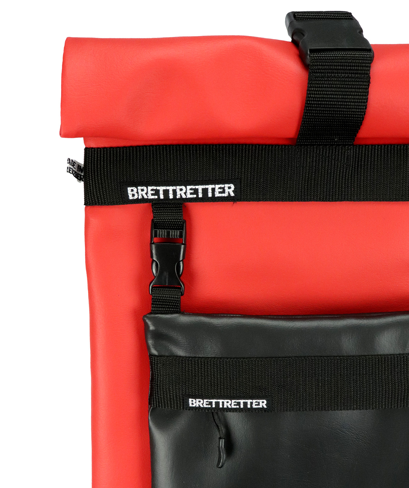 Brettretter Skateboard Crossbag 2.0 rot / schwarz