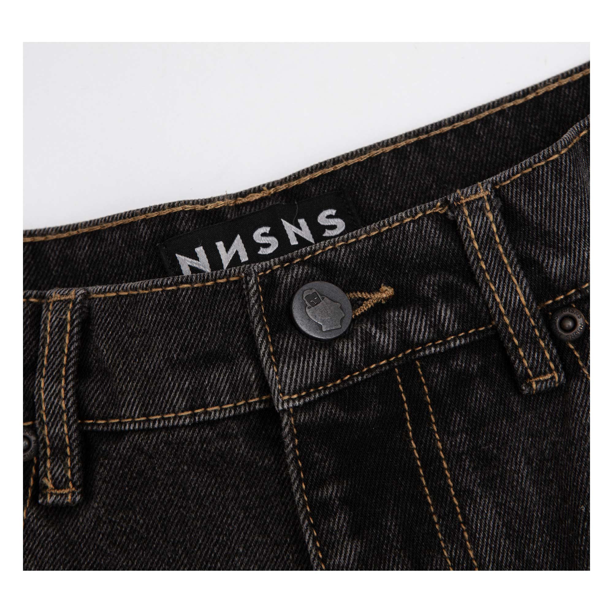 NNSNS Pant BIGGERFOOT DENIM, washed black 31/34