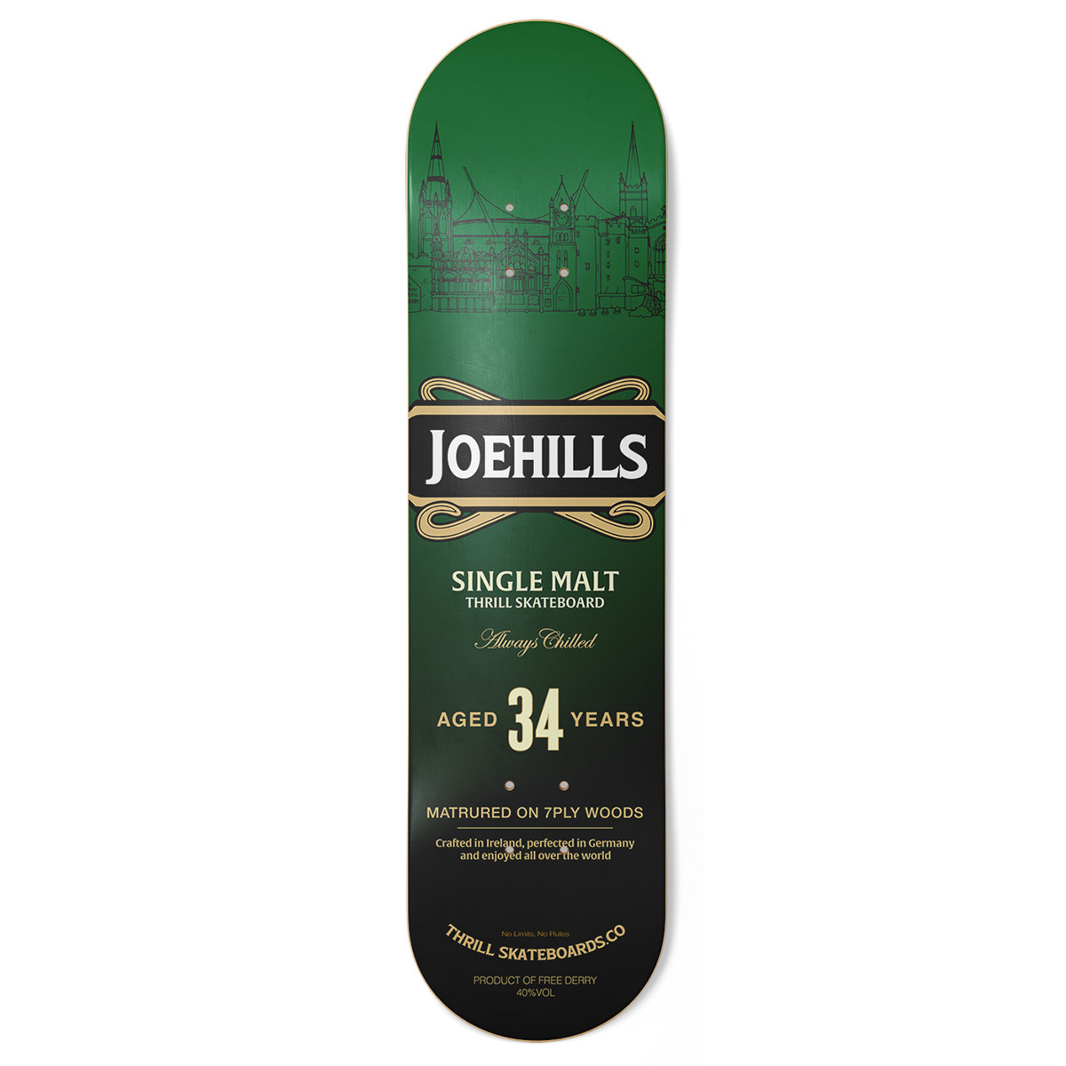 Thrill Skateboard Deck Joe Hill Hillmills