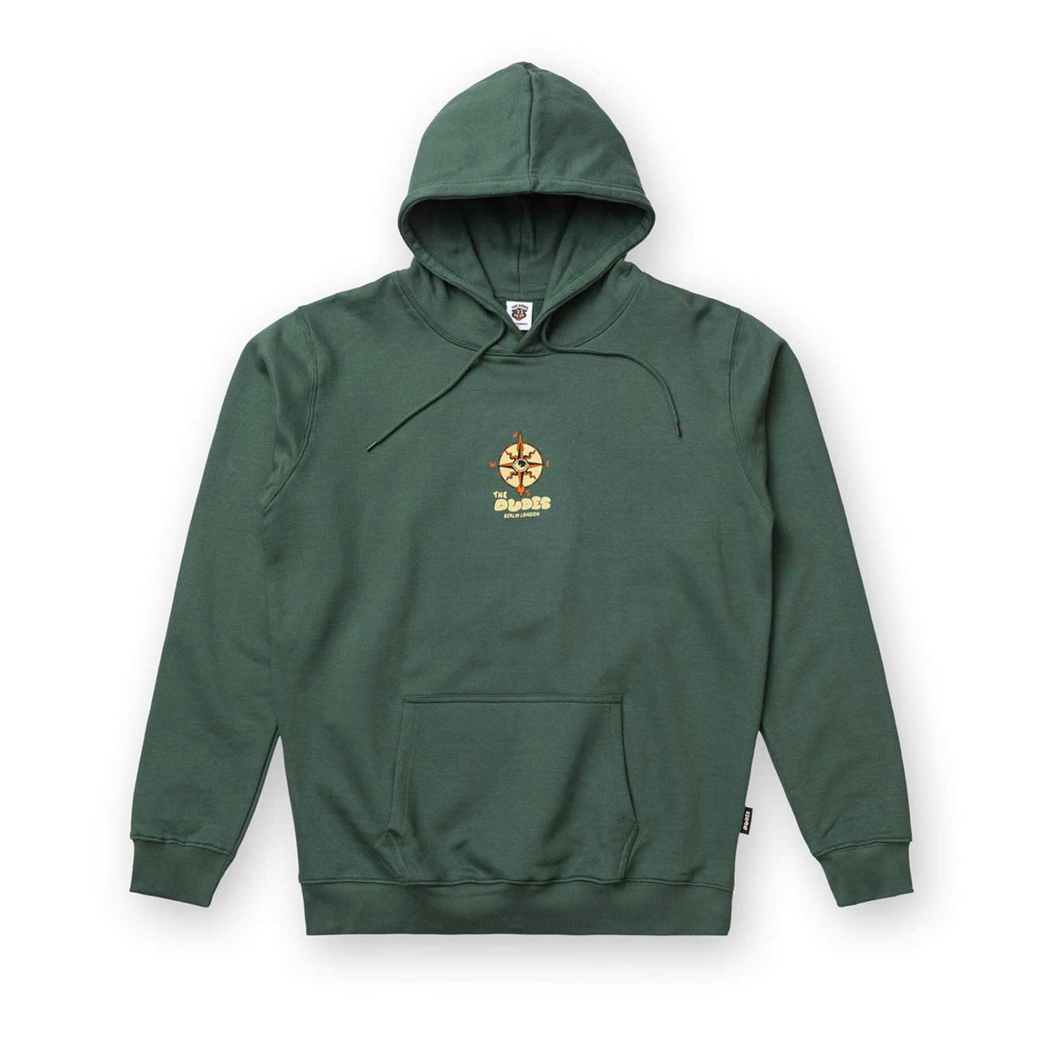 The Dudes Dudland Hoody - bottle green XXXL