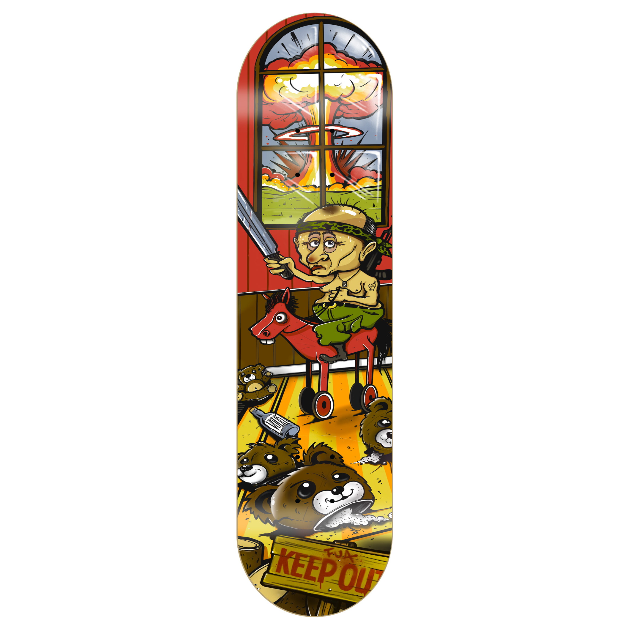 FUA Putin Skateboard Deck 8.25