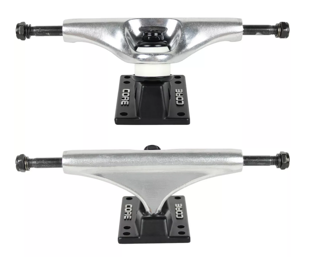 Core Trucks skateboard axle silver / black 4.75