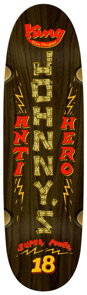 Anti Hero Skateboard Deck Cardiel Superpowered WW