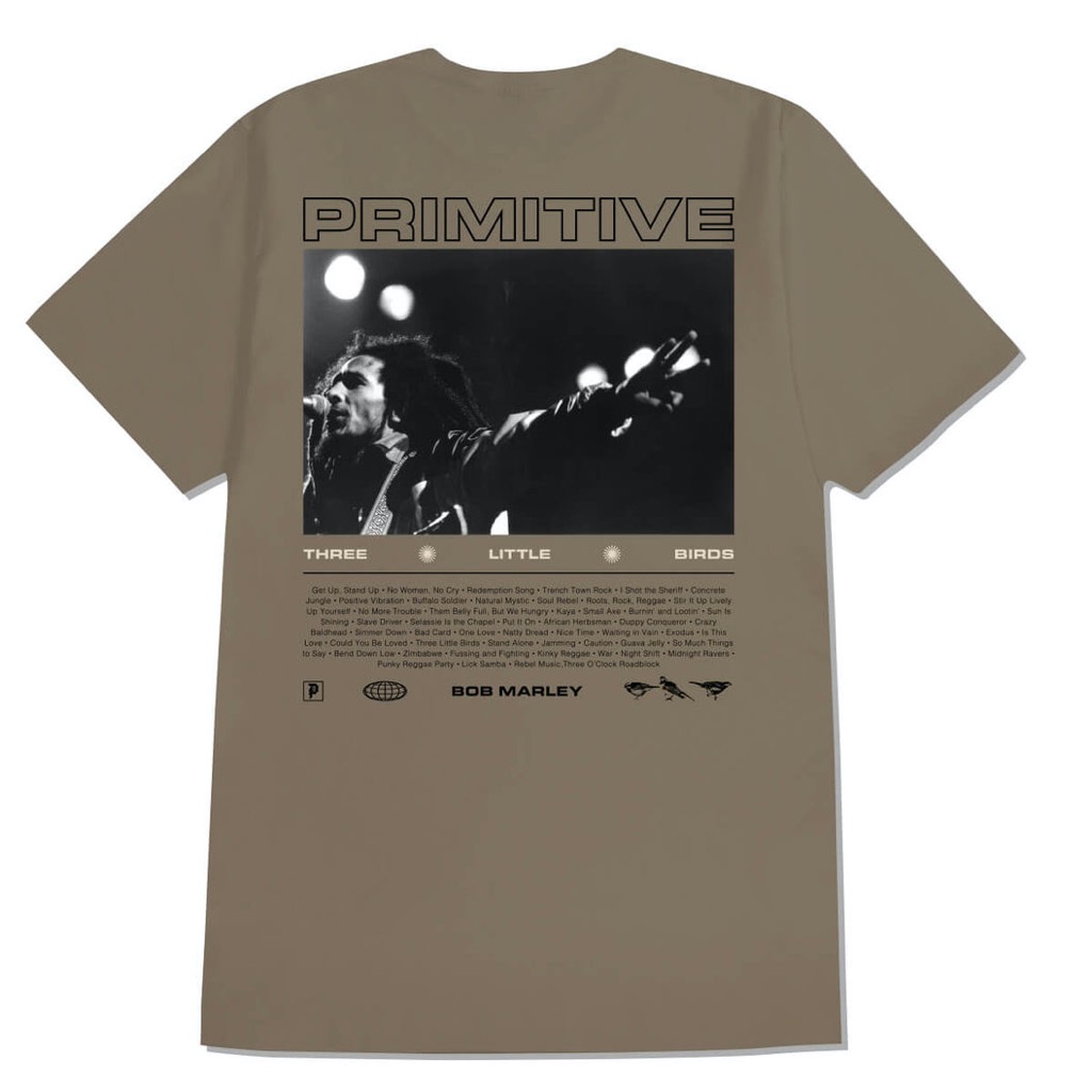 Primitive Rising Sun T-Shirt - safari green