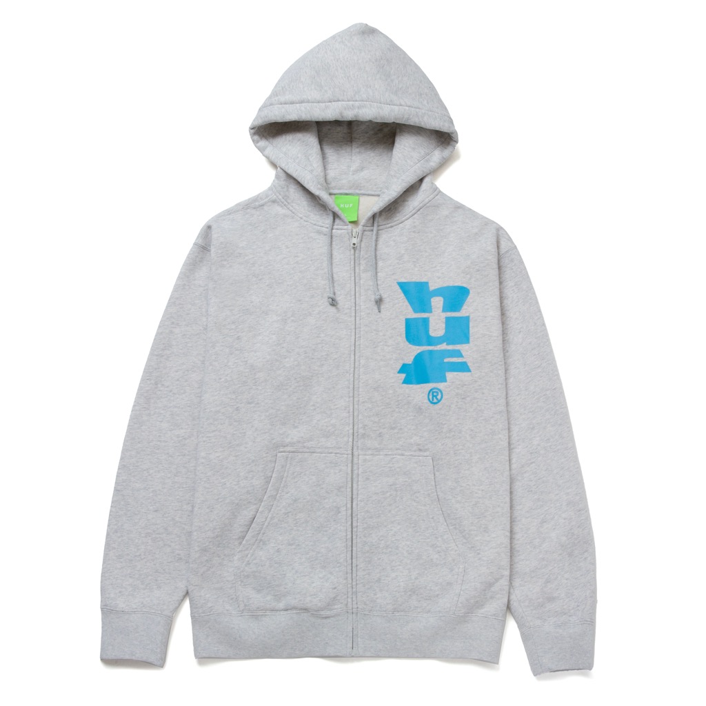 HUF Megablast Hoodie - athletic heather XXL