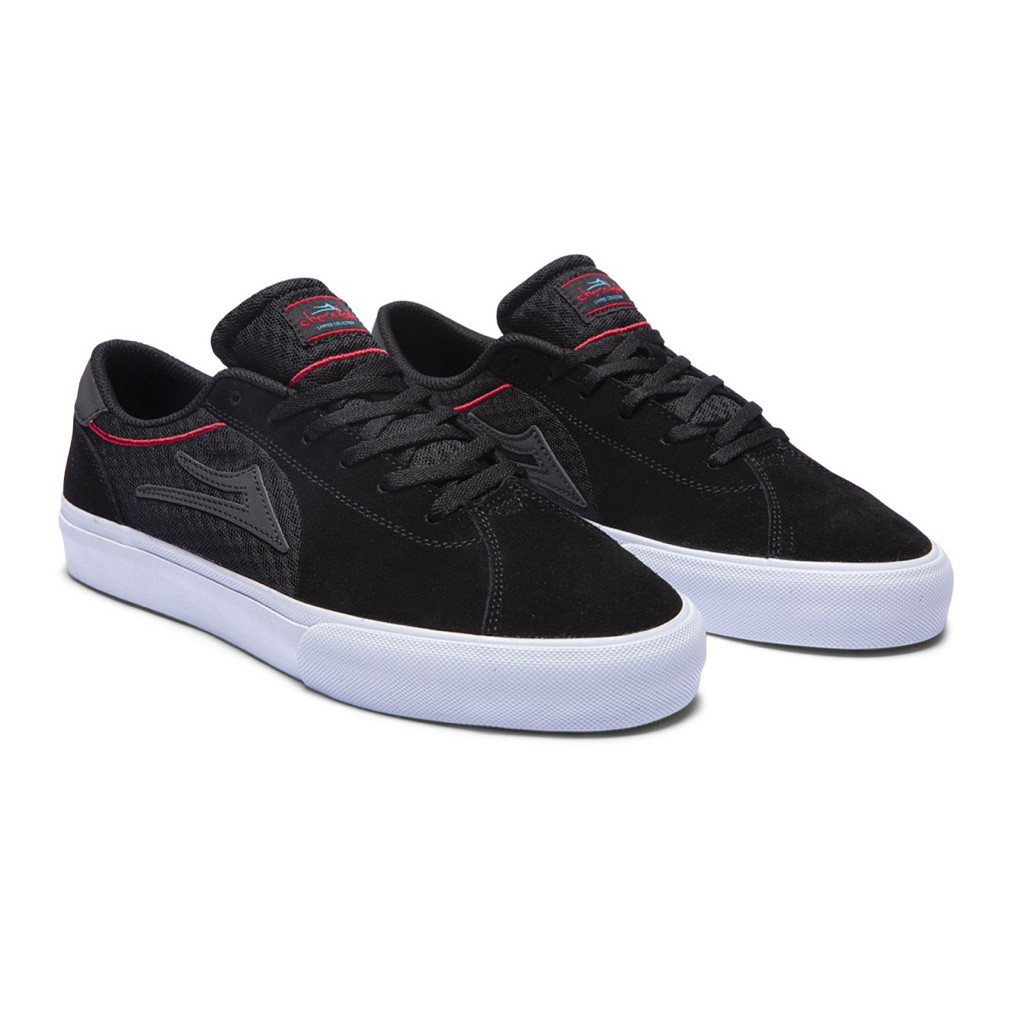 Lakai Flaco II Schuhe - black red 12