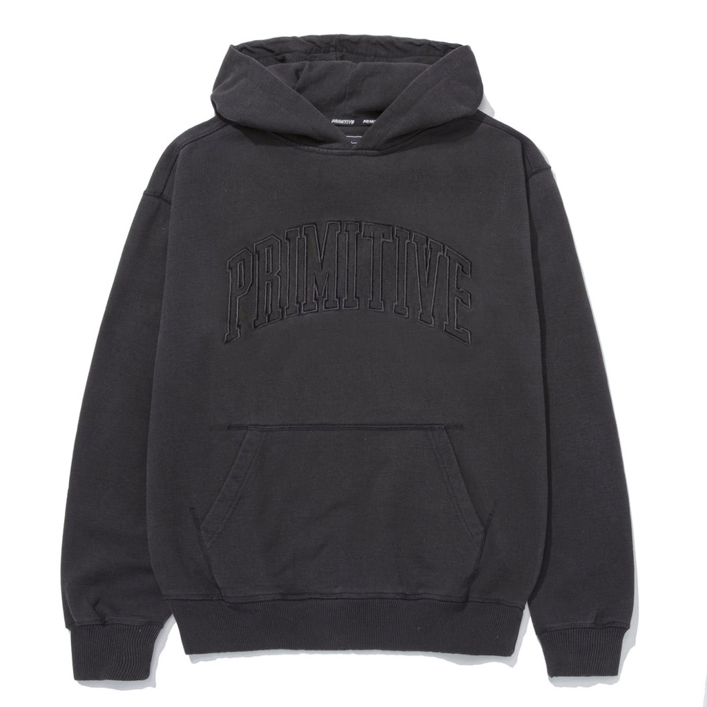 Primitive Collegiate Washed Hoodie - black