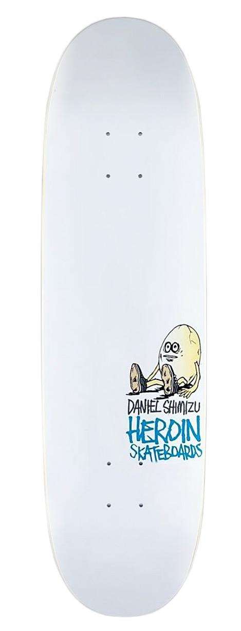 HEROIN Skateboards Daniel Shimizu Egg 8.5