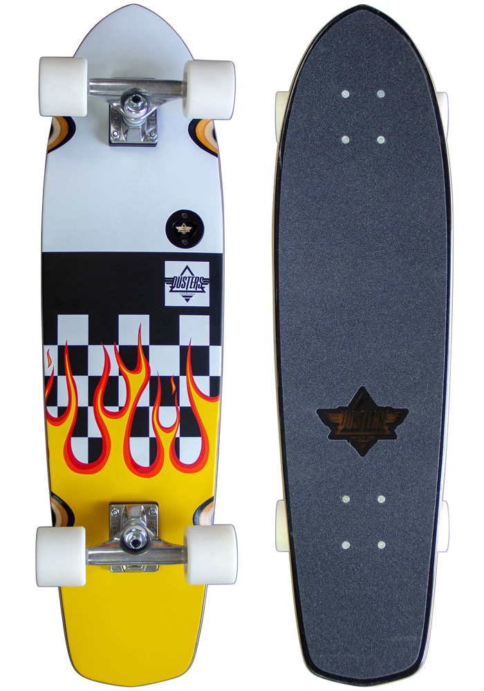 Cruiser Dusters Flames Yellow/White 7,9