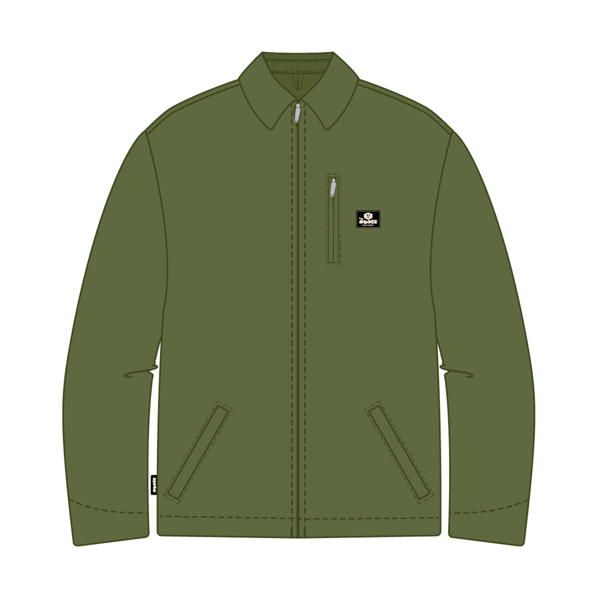 The Dudes The Dudes Classic Tom Jacke - cedar green XXXL