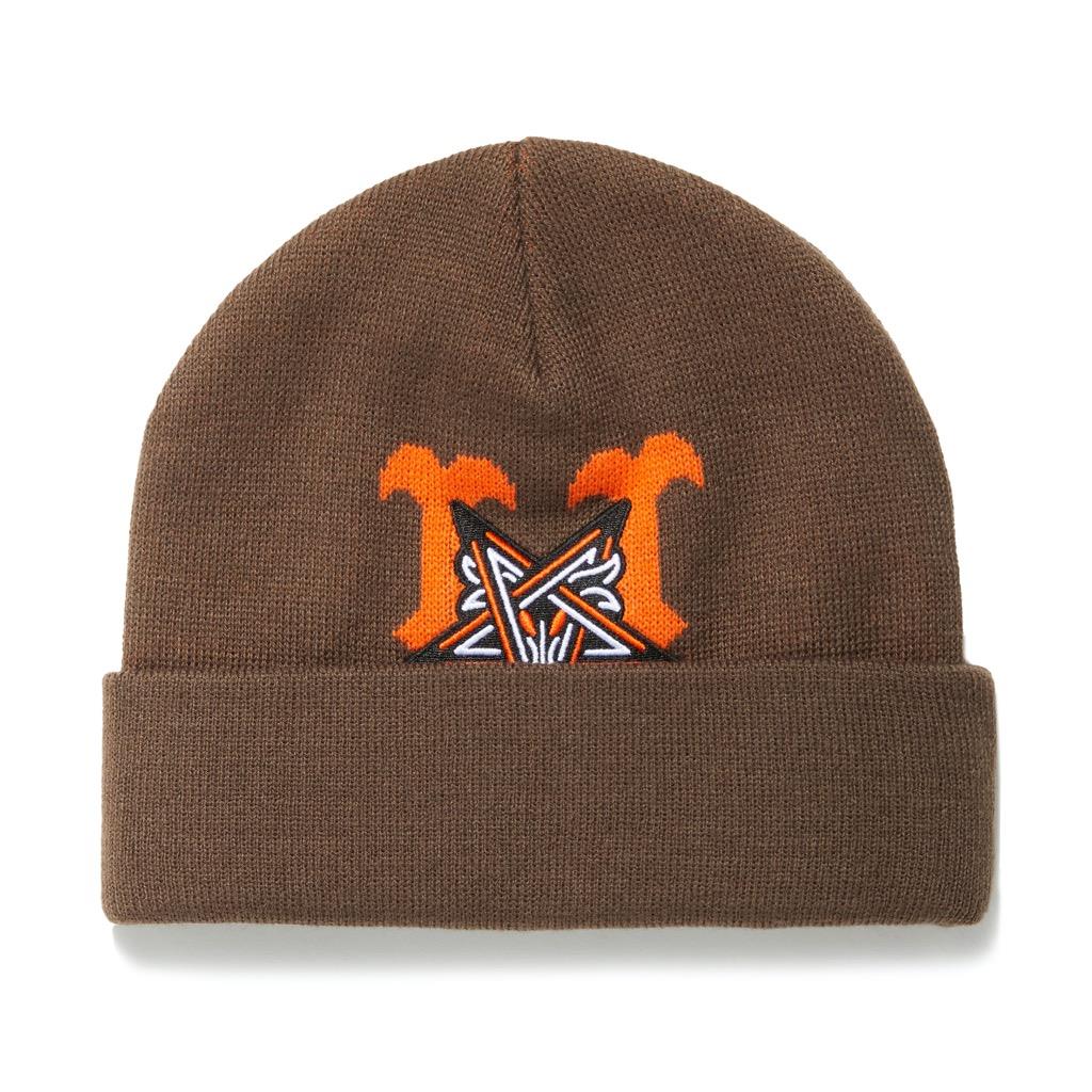 HUF X Thrasher Field Crew Beanie - chocolate