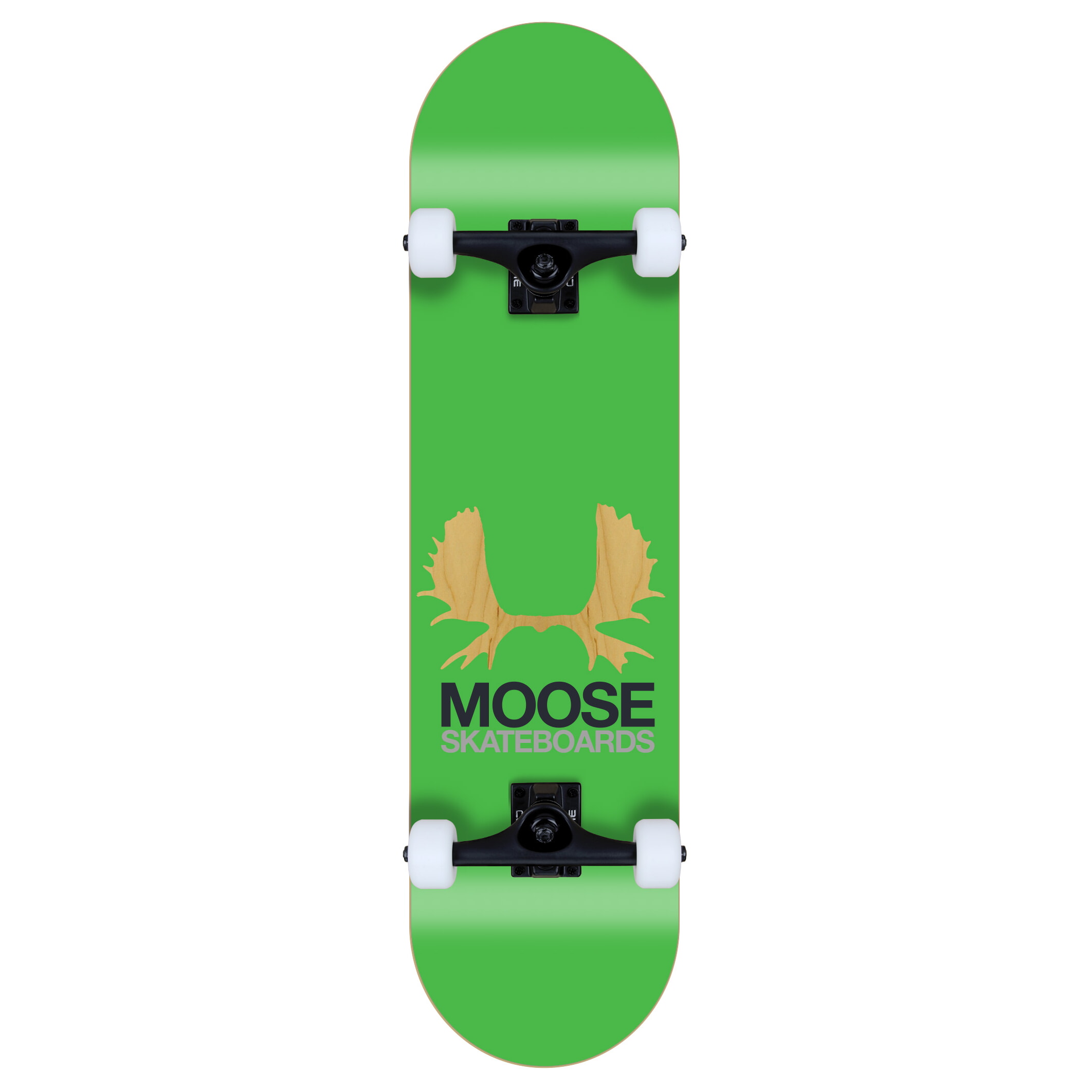 Moose complete Skateboard Antlers green 8.13