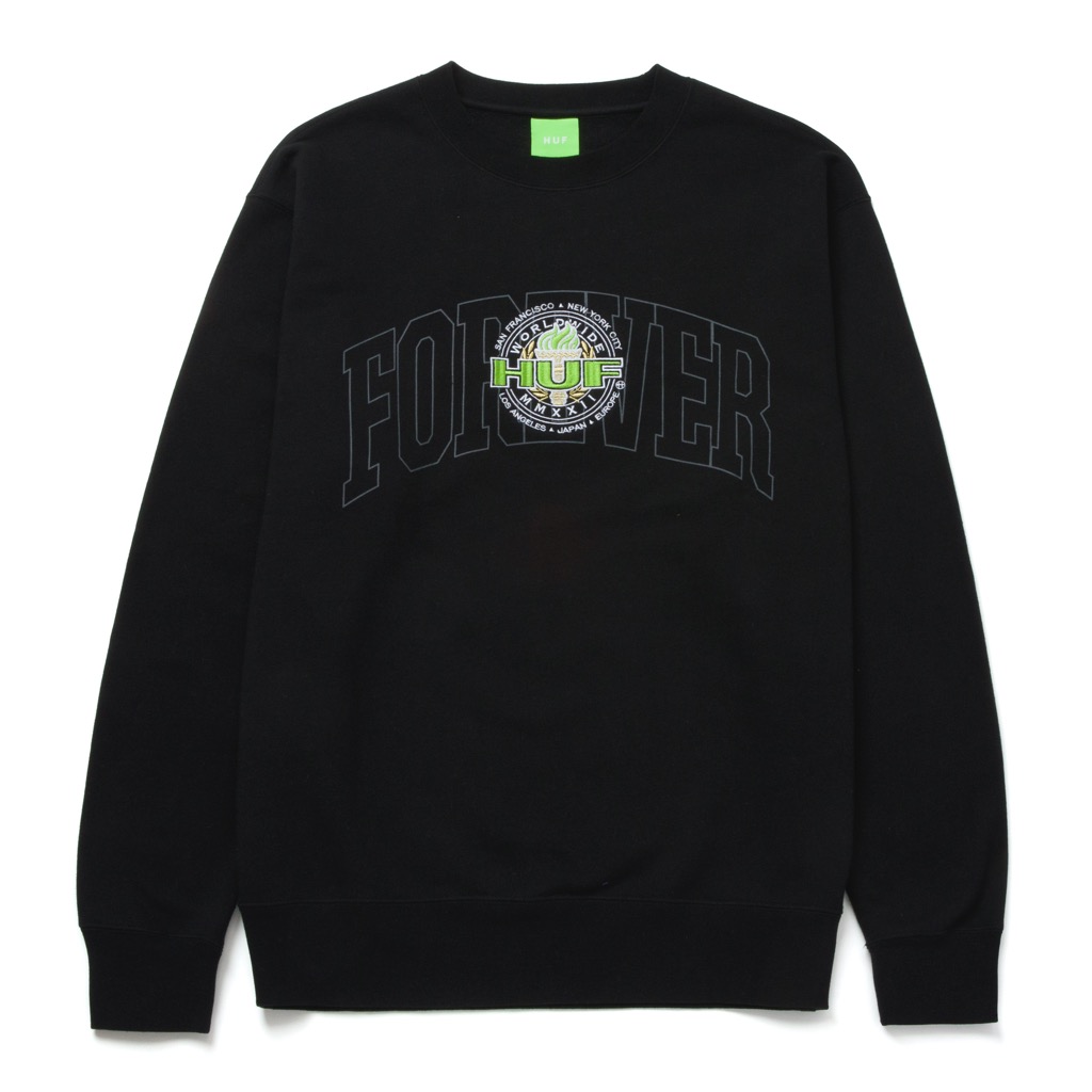 HUF Forever Torch Pullover - black