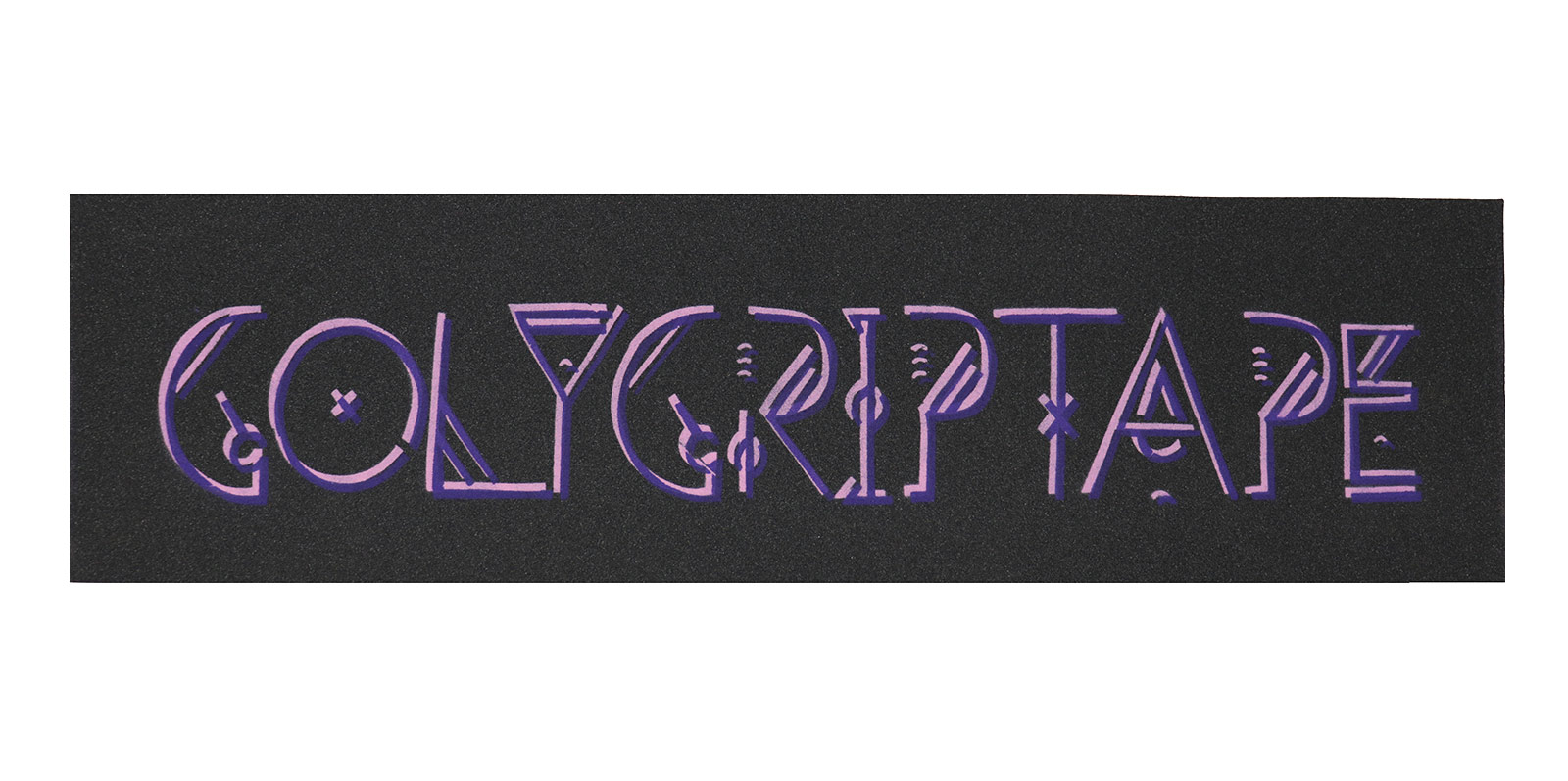 Goly Skateboard Griptape Géométrie Violet 9"