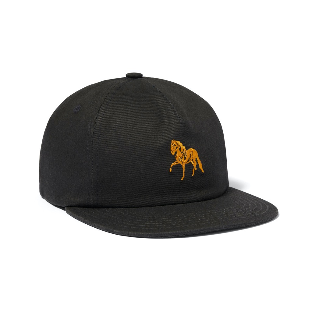 HUF Small Horse Snapback - black