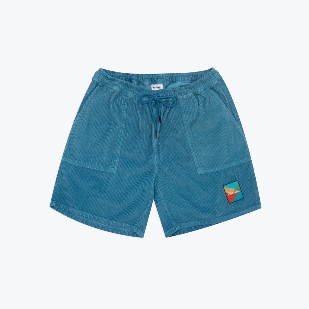 Parlez Campbell Cord Shorts - dusty blue XXL