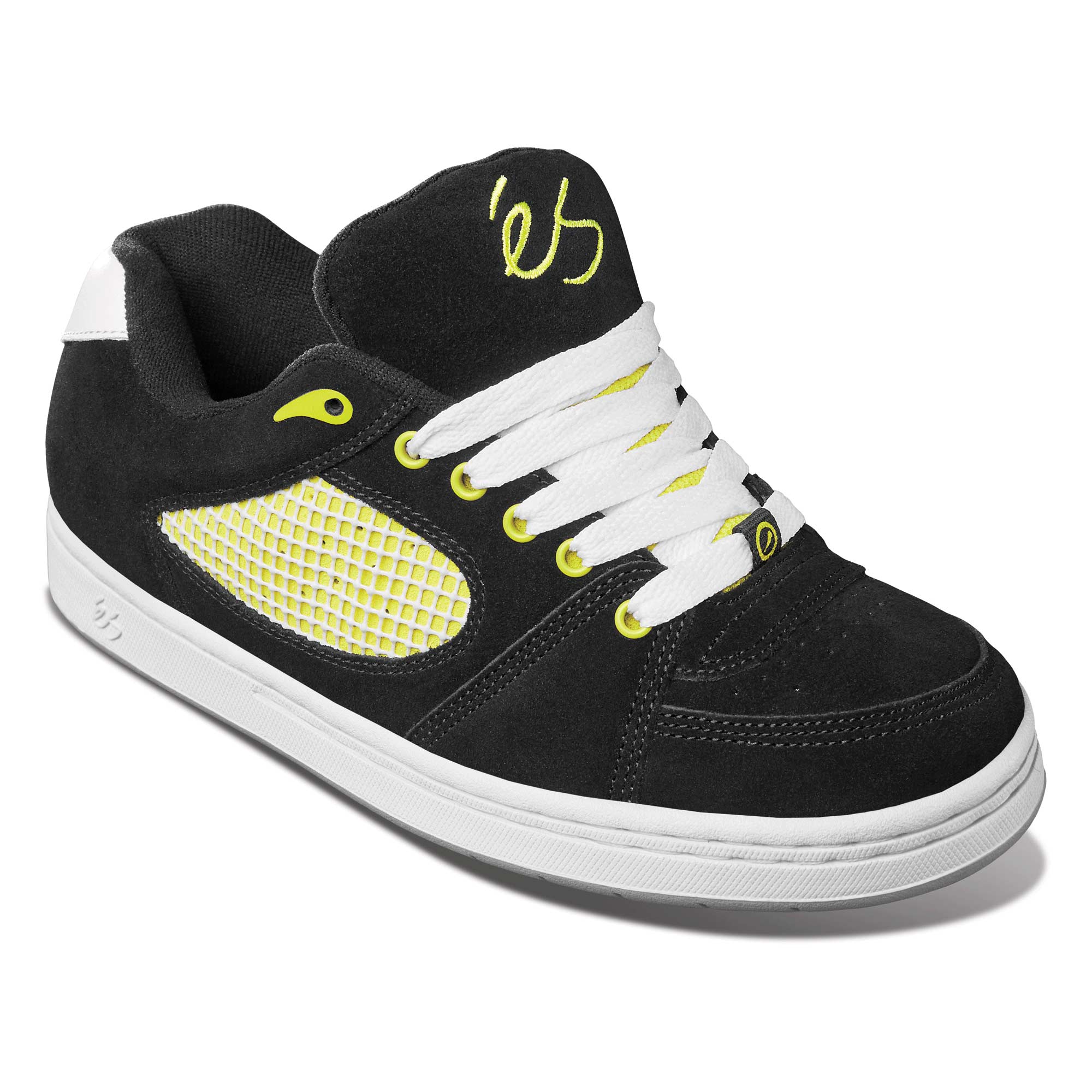 eS SKB Shoe ACCEL OG X CHOMP PN KICKS, black/white/yellow 11½