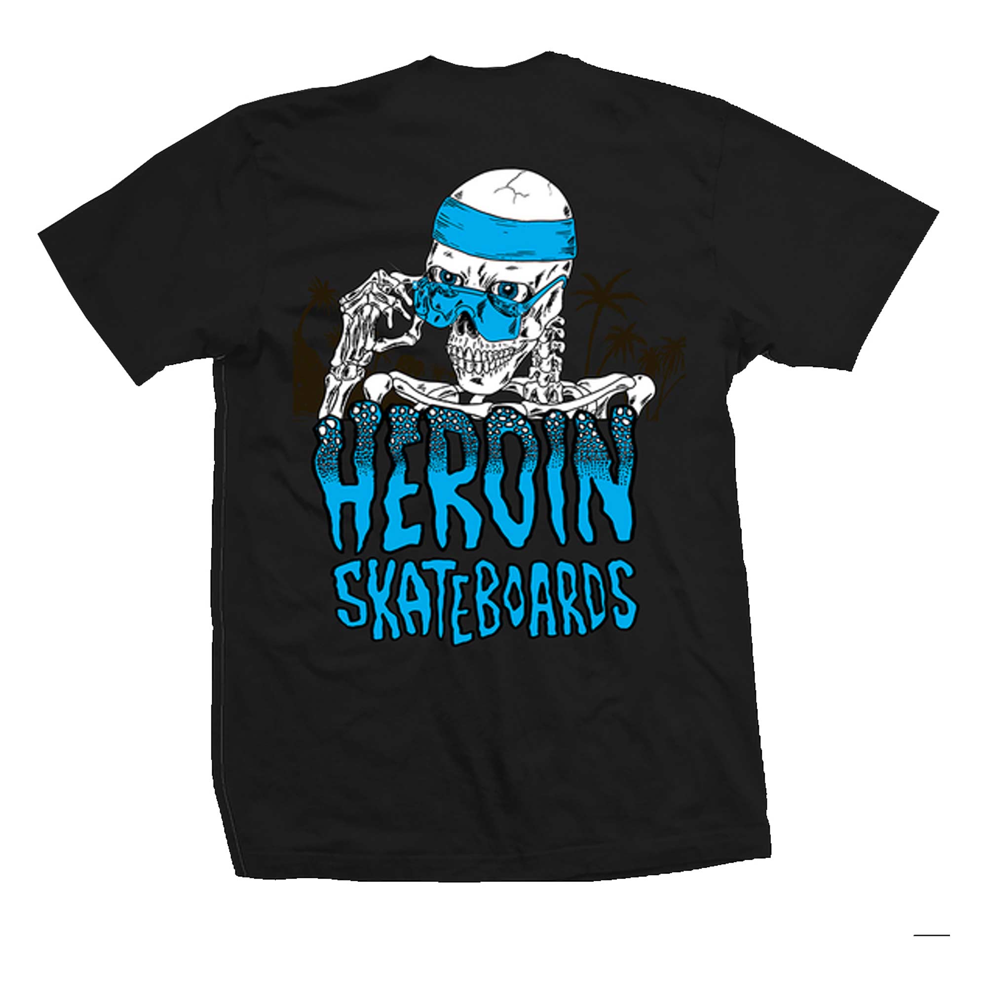 HEROIN T-Shirt SKELETON black