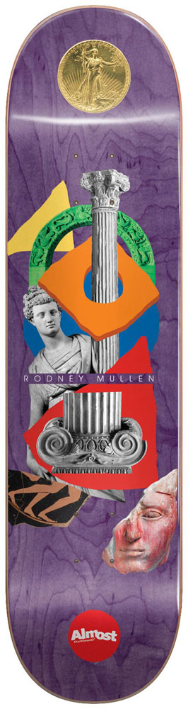 Almost Skateboard Deck Mullen Relics R7 8,25