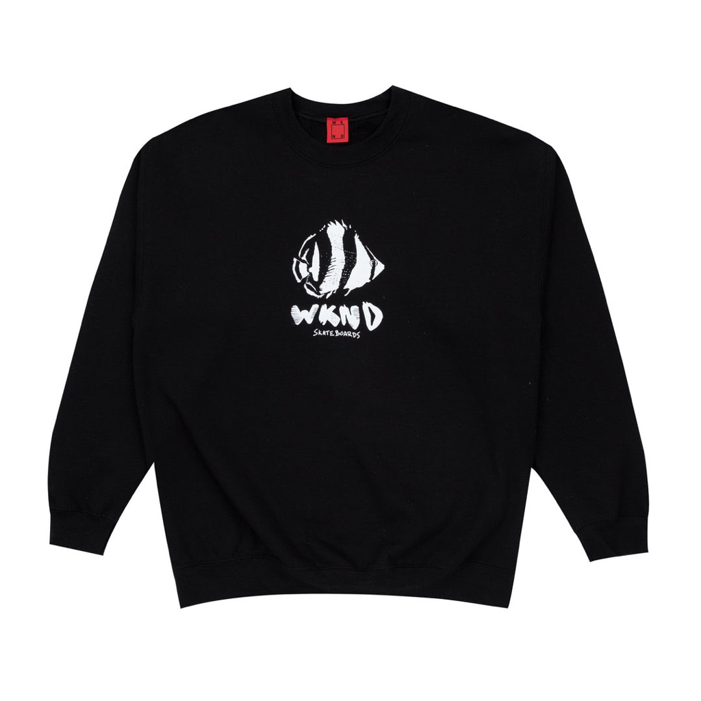 WKND Puffy Fish Pullover - black