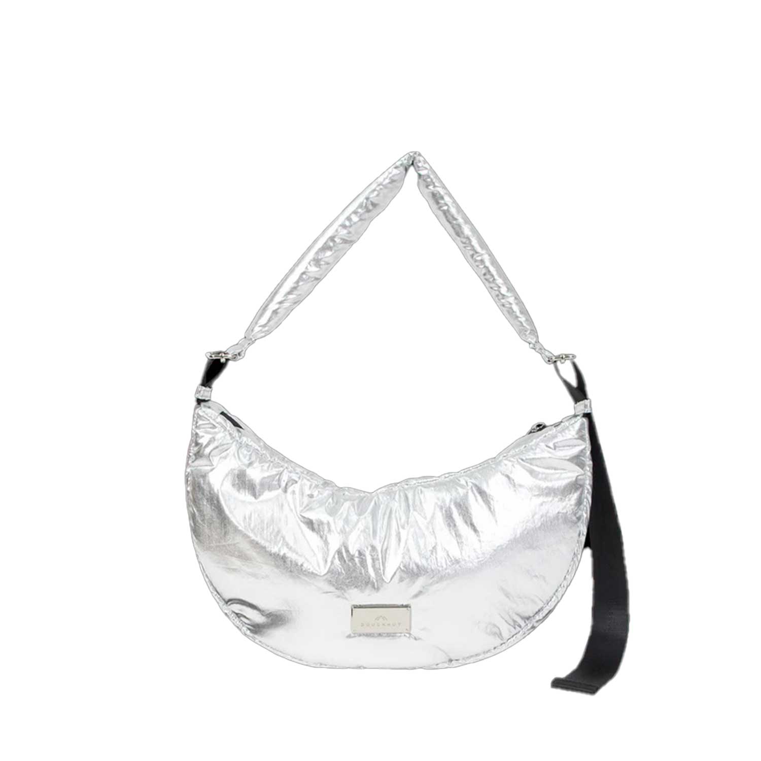 Doughnut Eclair Softies Crossbody Bag - silver