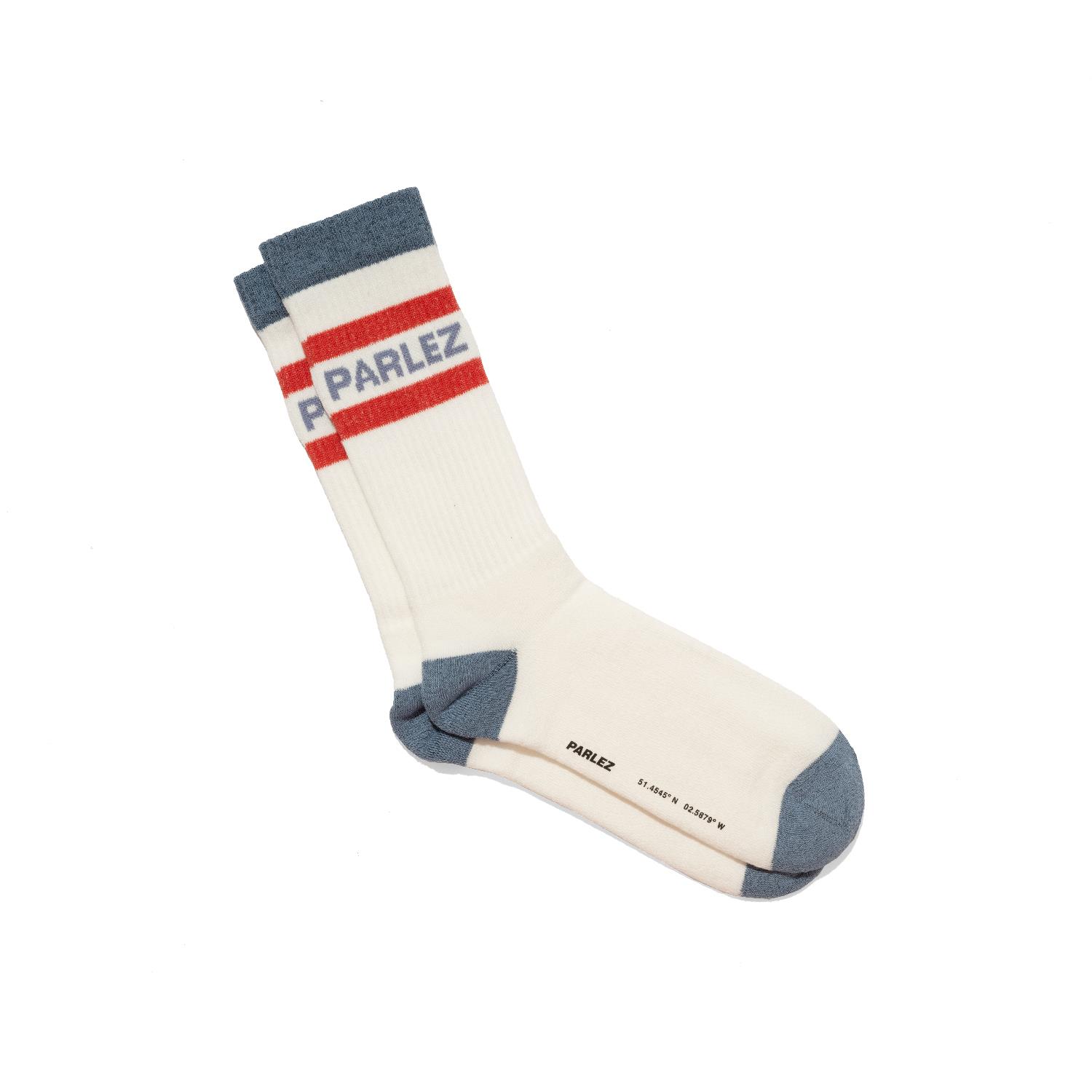 Parlez Strive Socken - white / china blue