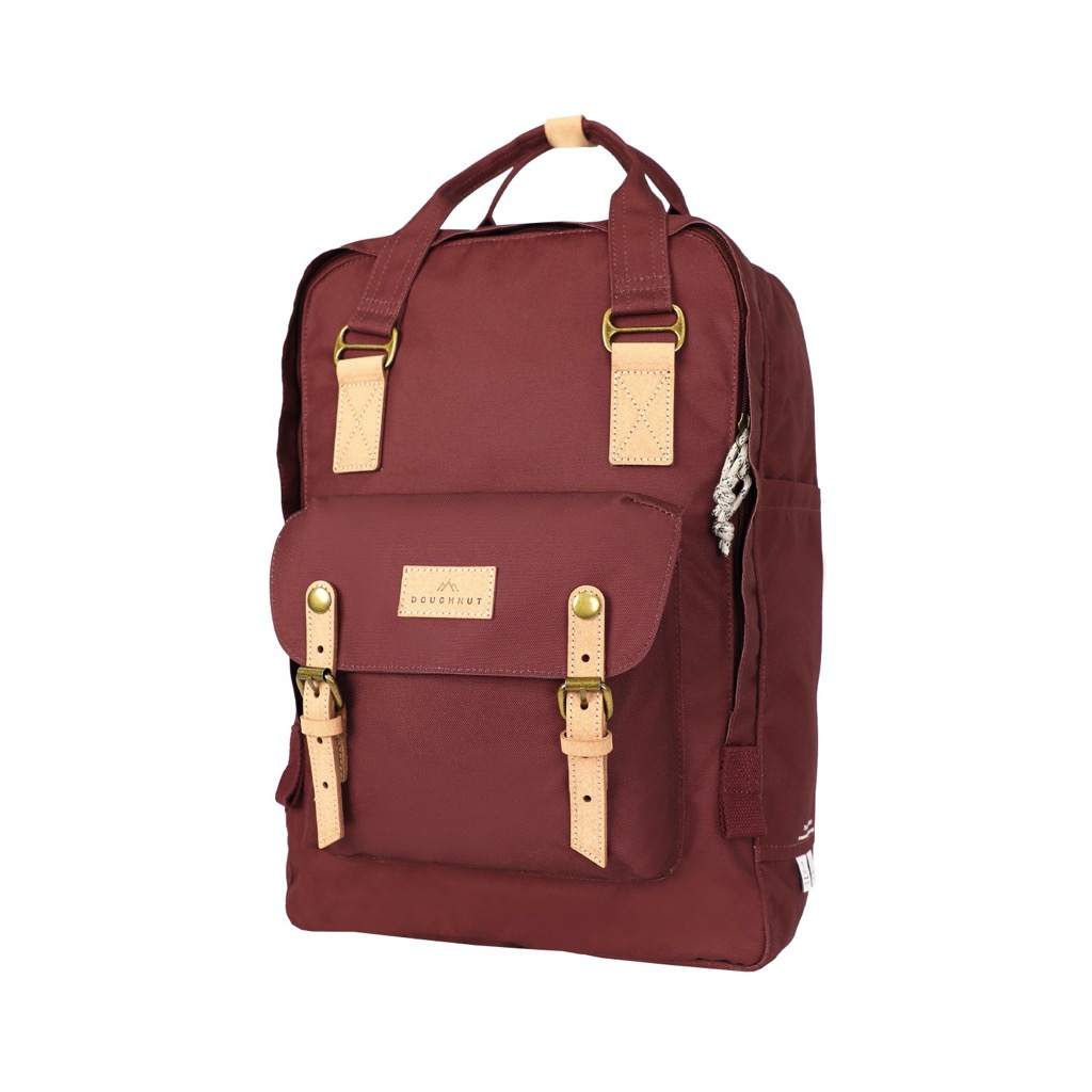 Doughnut Macaroon Large Reborn Rucksack - wine